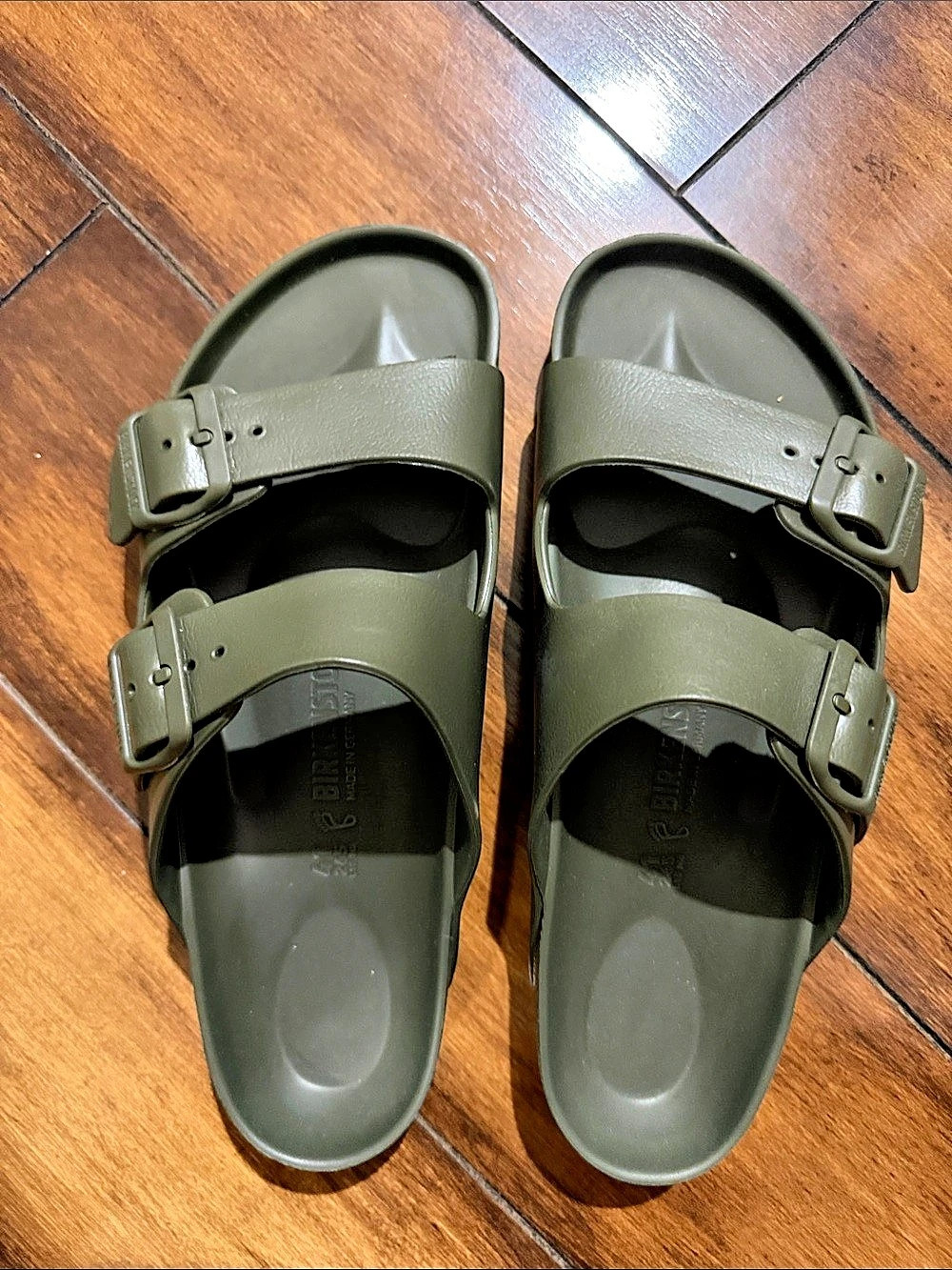 Birkenstock Arizona EVA Women's Green Buckle Sandals